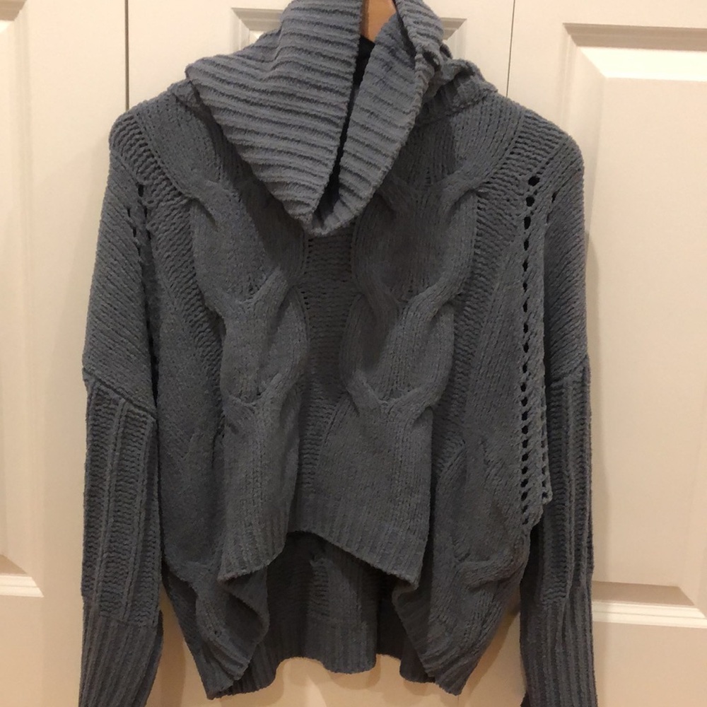 Moon and Madison Blue Oversized Turtleneck